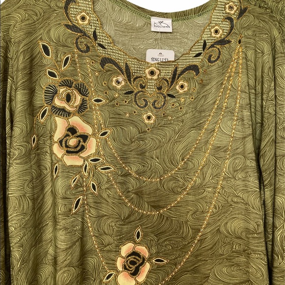 Dress And Pants With Scarf Set - Picture 2 of 6